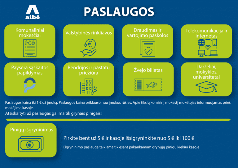 Pristatome mūsų paslaugas!