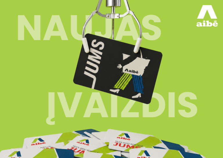 Naujas AIBĖ JUMS įvaizdis