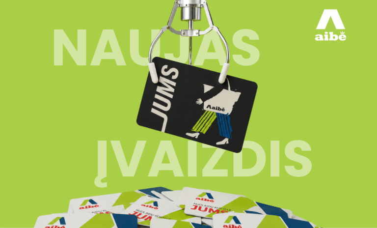 Naujas AIBĖ JUMS įvaizdis