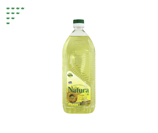 Saulėgrąžų aliejus NATURA, 1 l