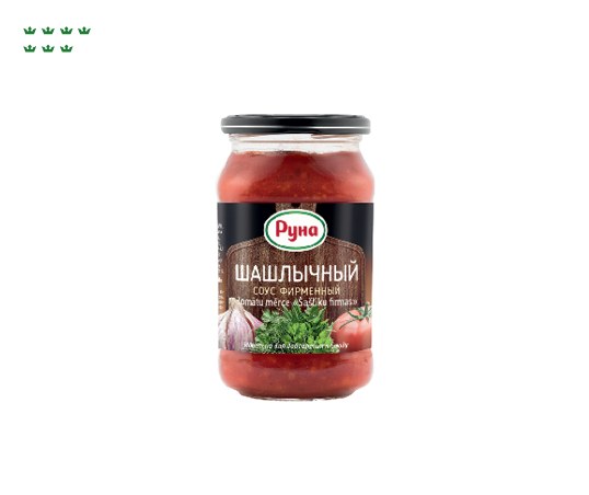 Pomidorų padažas RUNA, šašlykų, 485 g