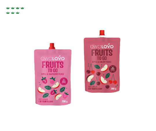 Vaisių tyrė OWOLOVO, įv. rūšių, 200 g