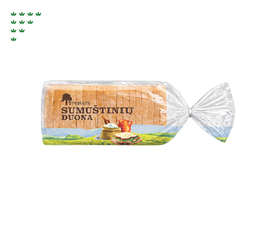 TĖVIŠKĖS sumuštinių duona, 500 g