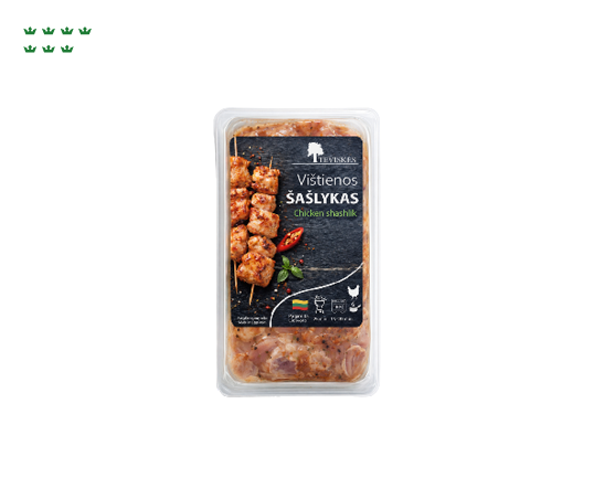 Vištienos šašlykas TĖVIŠKĖS, jogurtiniame marinate, 800 g