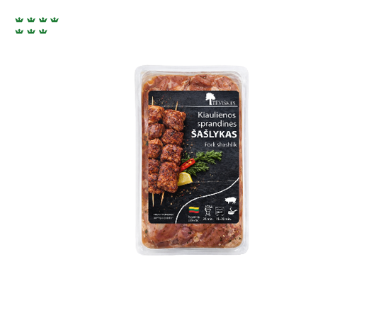 Kiaulienos sprandinės šašlykas TĖVIŠKĖS, 800 g